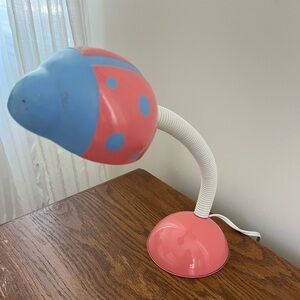 Vintage lady bug”desk lamp